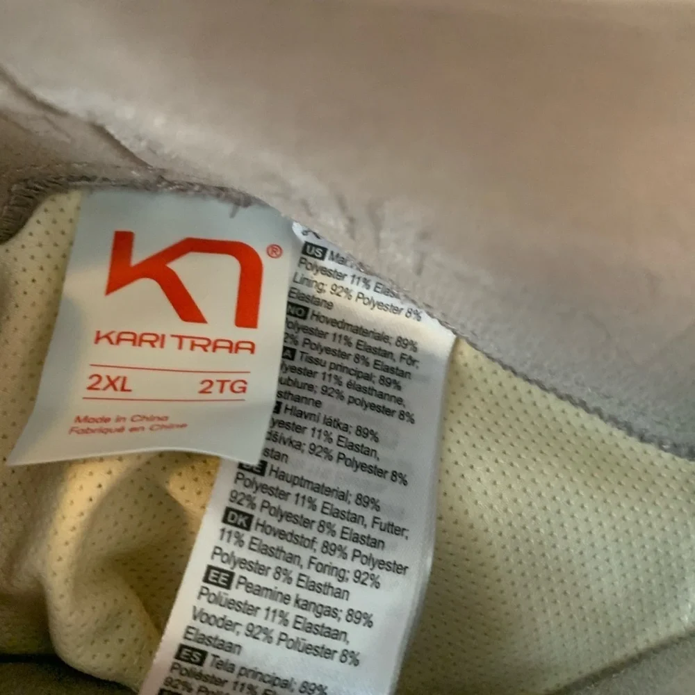NWT Kari Traa Ruth Outdoor Skirt | Plus Size 2X | Bjerk White